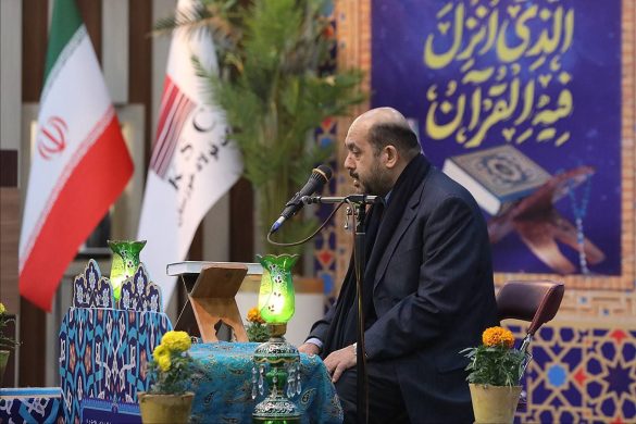 02 6 585x390 - به مناسبت ایام ماه مبارک رمضان برگزار شد؛ محفل اُنس با قرآن ویژه کارکنان شرکت فولاد خوزستان