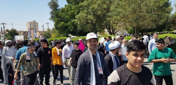 03 18 585x285 - حضور کارکنان و بسیجیان سلحشور گروه فولاد خوزستان در راهپیمایی روز قدس/هشتم فروردین&zwnj;ماه ۱۴۰۳، شهرستان اهواز