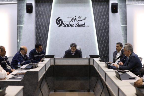 05 1 585x390 - بازدید مدیرعامل صندوق بازنشستگی کشوری از شرکت صبا فولاد خلیج فارس