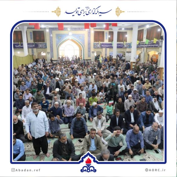 11 2 585x585 - حضور مدیریت و کارکنان شرکت پالایش نفت آبادان در راهپیمایی روز جهانی قدس